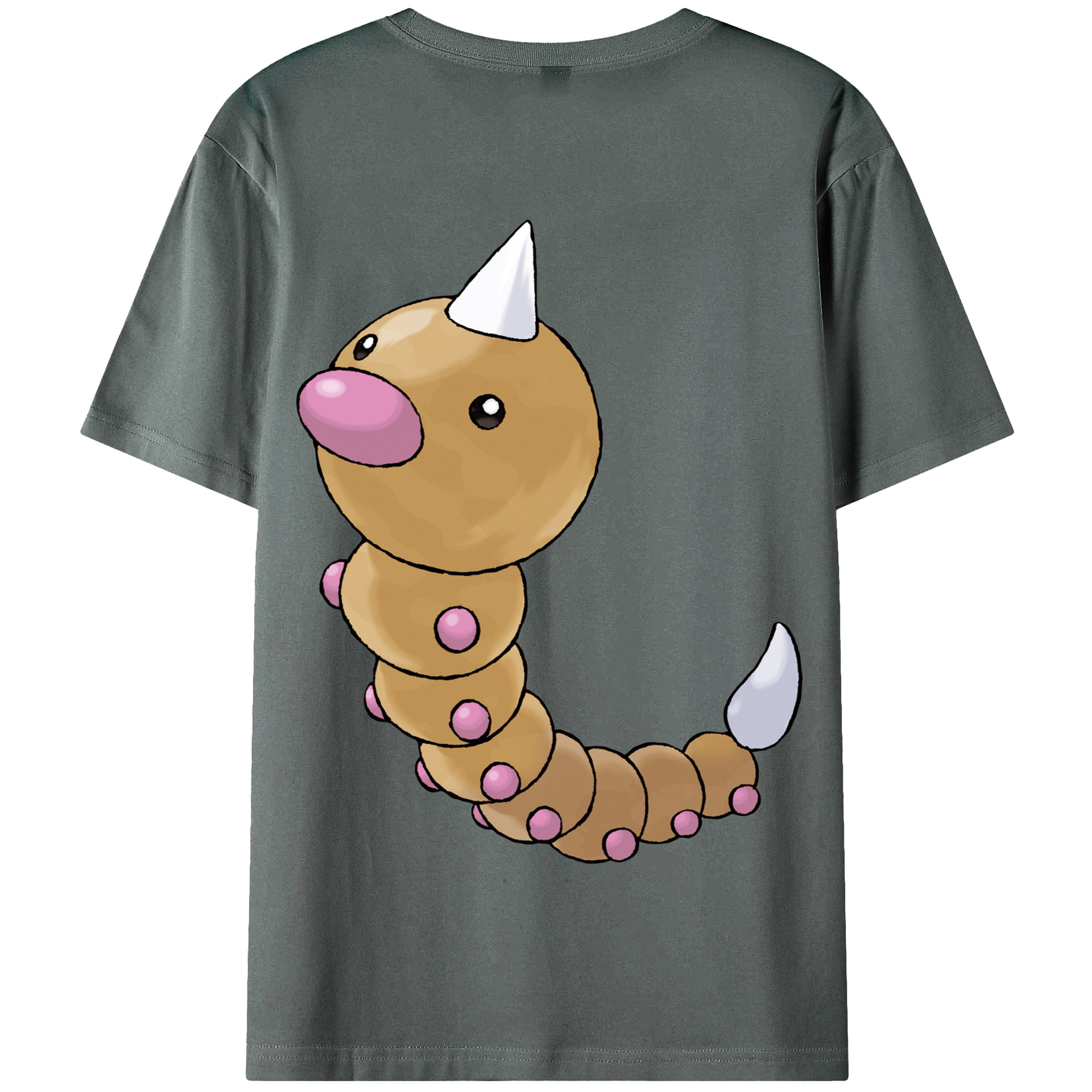 （画像用） ポケットモンスター Pokémon 綿100％半袖Tシャツ（背面プリント）